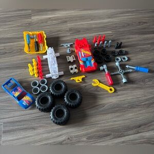 Hot Wheels Ready to Race Car Builder “Racing & Monster Truck” for Kids 2+ & up